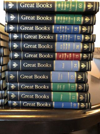 Britannica Great Books of the Western World Complete Set 60 (- 1) Volume 1993 4th 7