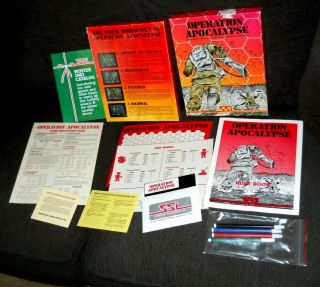 Vintage Ssi Operation Apocalypse Wwii Combat Video Game For Apple Ii 48k