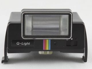Polaroid Q - Light Black Rainbow Stripe Flash For Sx - 70 Onestep & Pronto Cameras