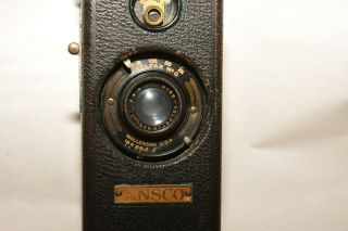 ANSCO MEMO 1/2 FRAME 35mm CAMERA ca 1920 ' S WITH BOTH CASSETTES 7