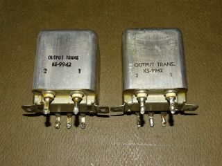 Pair,  Western Electric Type Ks - 9942 Output Transformers,  For Tube Amplifier