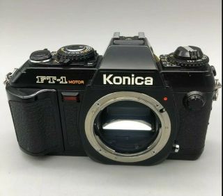 Konica Ft - 1 Motor Slr Camera (body Only) & - Fast - E15