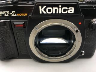 Konica FT - 1 Motor SLR Camera (BODY ONLY) & - Fast - E15 3