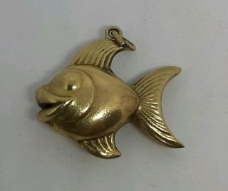 Vintage 9ct Gold Fish Charm