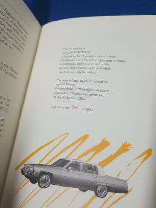 Dolan ' s Cadillac by Stephen King,  Signed Limited Lord John Press,  1 of 10000 7