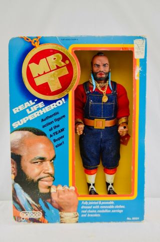 Vintage Toy Mr.  T The A - Team Galoob 8501 1983 Real - Life Superhero