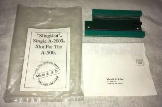 Rare Micro R&d Amiga 500 Slingshot - Complete W/ Instructions In Baggie