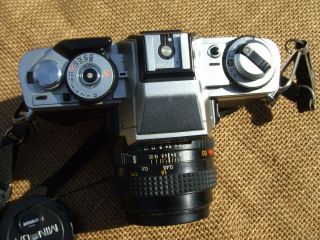 Minolta XG - M 35mm SLR Camera with 50mm Minolta MD lens,  with battery adapter 5