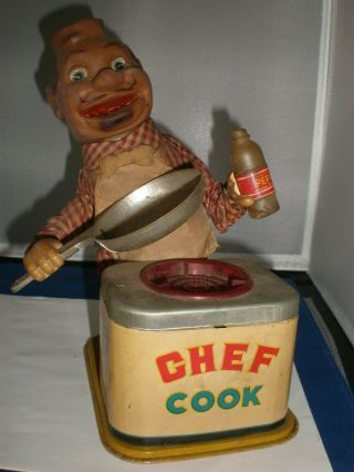 Vintage - Chef Cook - Battery Operated - Made In Japan