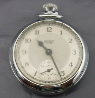 Vintage Smiths Empire Pocket Watch 2 Inch Diameter (w/out Lug)
