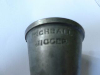 Vintage A & J Pewter Bar Measuring Cup 4
