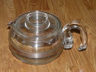 Vintage Pyrex Glass Tea Kettle Teapot 6 Cup Flameware Model 8446 -