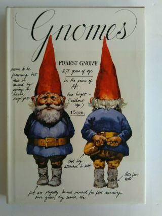 Vintage 1977 " Gnomes " Book By Rien Poortvliet & Wil Huygen 1st English Trans Ed
