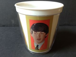 Vintage Beatles Plastic Mug Nems Ent Ltd (ringo George Paul John)