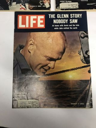 3 Vtg 1962 Life Magazines - John Glenn Covers & Pictorials - Space & Astronauts 4