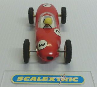 SCALEXTRIC Tri - ang Vintage 1960s C63 LOTUS 21 F1 in Red  English 4
