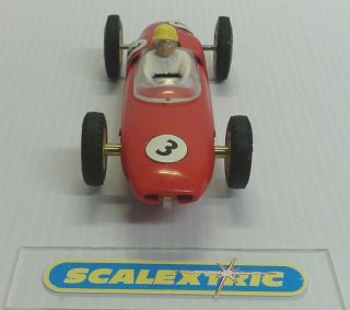 SCALEXTRIC Tri - ang Vintage 1960s C63 LOTUS 21 F1 in Red  English 6