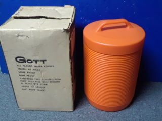 Vintage Gott 2 Gallon Water Cooler/Jug With Tray 5
