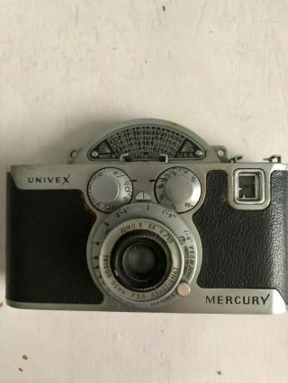 Vintage Univex Mercury Camera And Zeiss Ikon Koblitz 5 Flash Unit Attachment
