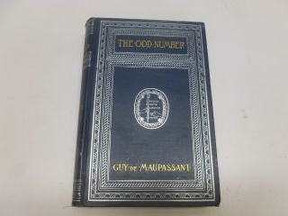 Vtg Old 1889 Book The Odd Number Thirteen Tales Guy De Maupassant