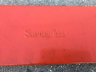 Vintage Snap - On Tool Ratchet Tool Box For 3/8 Sockets Old Logo 1962