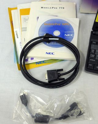 NEC MobilePro 770 Handheld PC Windows CE Missing Power Cord 7