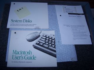 Macintosh Os 7.  0.  1 Install Set With Update And User Guide