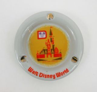 Walt Disney World Vintage 5 " Ashtray Made In Japan Walt Disney Productions