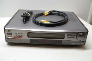 Jvc Vhs Hr - S6900u Vcr Plus Video Cassette Recorder S - Vhs Hi - Fi No Remote
