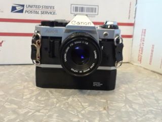 Canon Ae - 1 Program With Electronic Power Winder Model C - 1r,  Fd 50mm 1:1.  8 Lens
