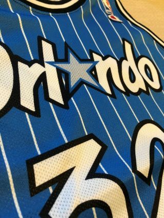 Vintage 1995 Shaquille O ' Neal Orlando Magic Champion Jersey size XL 4