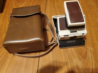 Polaroid Sx - 70 Land Camera Model 2 With Leather Case
