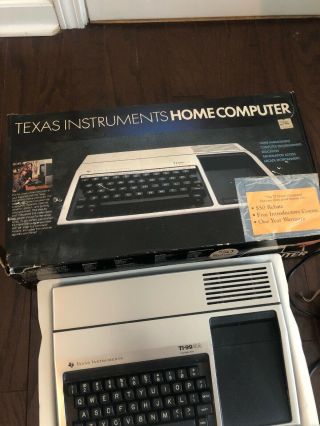 Vintage - TI 99 4A - TEXAS INSTRUMENTS HOME COMPUTER 1981 4