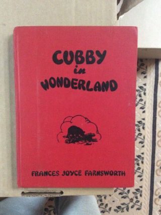 - - Cubby In Wonderland - - By Frances Joyce Farnsworth - - 1932 - - Unm Press - Hc - - 211