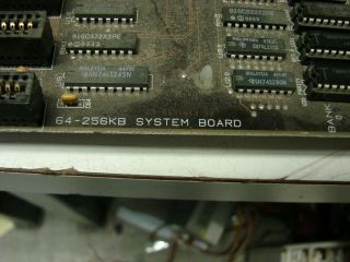 IBM 5160 XT SYSTEM BOARD 64 - 256KB 8 SLOT MOTHERBOARD 3