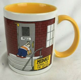 The Far Side " Midvale School For Gifted " Gary Larson Vintage Coffee Mug Cup
