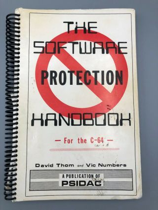 Software Protection Handbook & Disk By Psidac For The Commodore 64