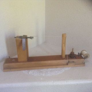 Vintage Wooden Fly Tying Stand Flyfishing
