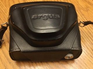 VINTAGE Argus C3 35mm Film Camera w/range finder & Leather Case 7