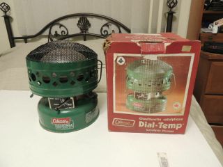 Vintage Coleman 513 K Catalytic Heater Canada W Box Vguc Camping 1975