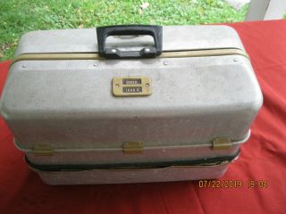 Vintage Umco 1000 A Tackle Box,  7 Tray,  Bottom Box