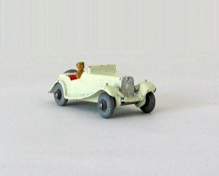 Vintage Lesney Moko Matchbox 19a Mg - Td Sports Car Metal Wheels 1956