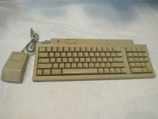 Vintage Apple Macintosh Keyboard Ii M0487 1991 W/g5431 With Bus Mouse