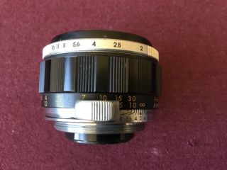 Auto Yashinon Yashica Vintage Camera Lens 1:2 f=5cm 3