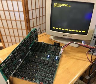 IBM PC Motherboard With 64KB,  NEC D8088 CPU,  With Basic In ROM. 5