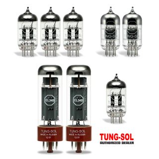 Tung - Sol Tube Upgrade Kit For Orange Thunderverb 50 Amps El34b/12ax7/12at7