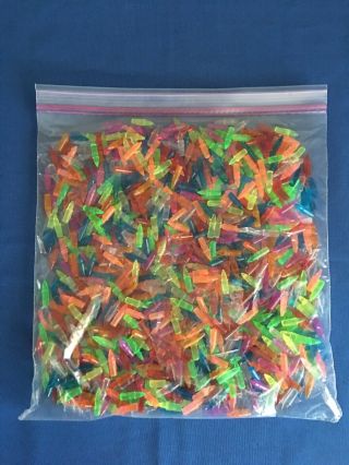 1800,  Pegs 2lbs Lite Brite Light Bright Pegs Assorted Color Old Vintage