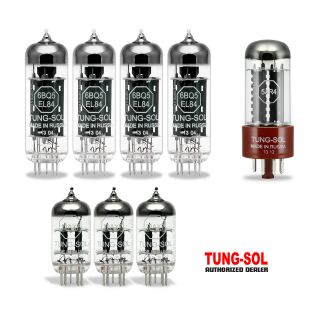 Tung - Sol Tube Upgrade Kit For Vox Ac30cc2 Amps El84 12ax7 5ar4