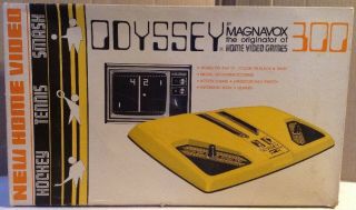 Vintage 1976 Magnavox Odyssey 300 Tv Video Game Hockey Tennis Smash W/ Box Euc