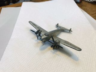 Vintage Tootsie Toy Airplane 4” Wingspan